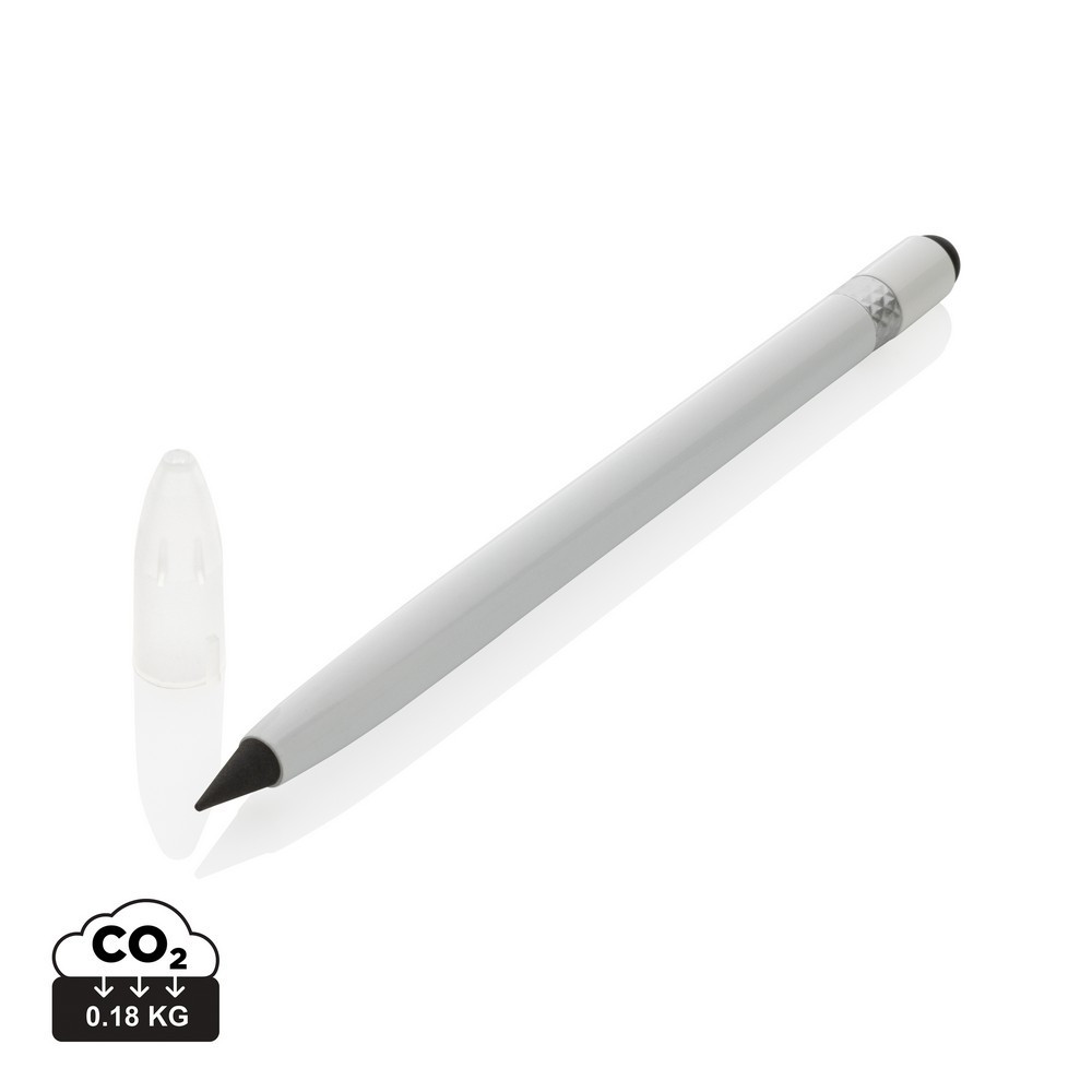 Aluminiowy "wieczny" ołówek z gumką