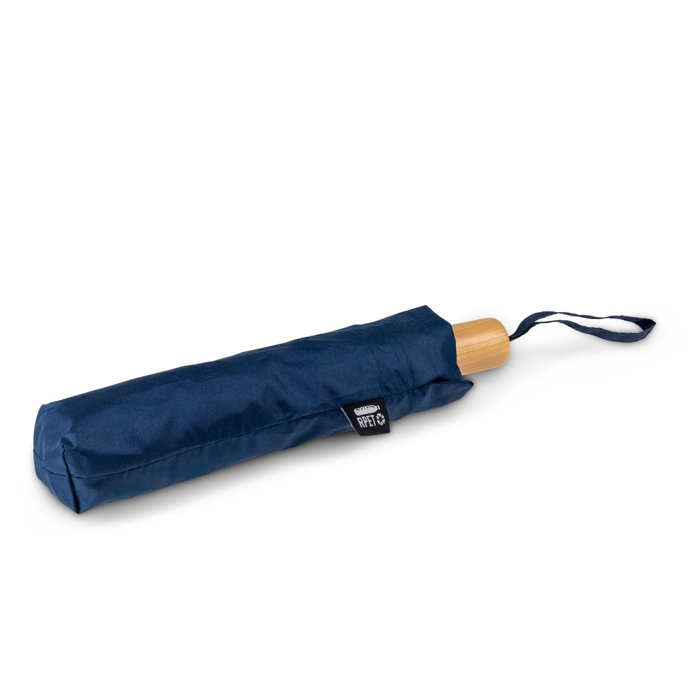 Wiatroodporny parasol manualny RPET, składany | Uksan