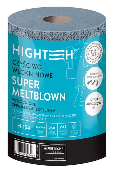 Czyściwo włókninowe Super MELTBLOWN H-154 (rolka 250 listków) 144921212